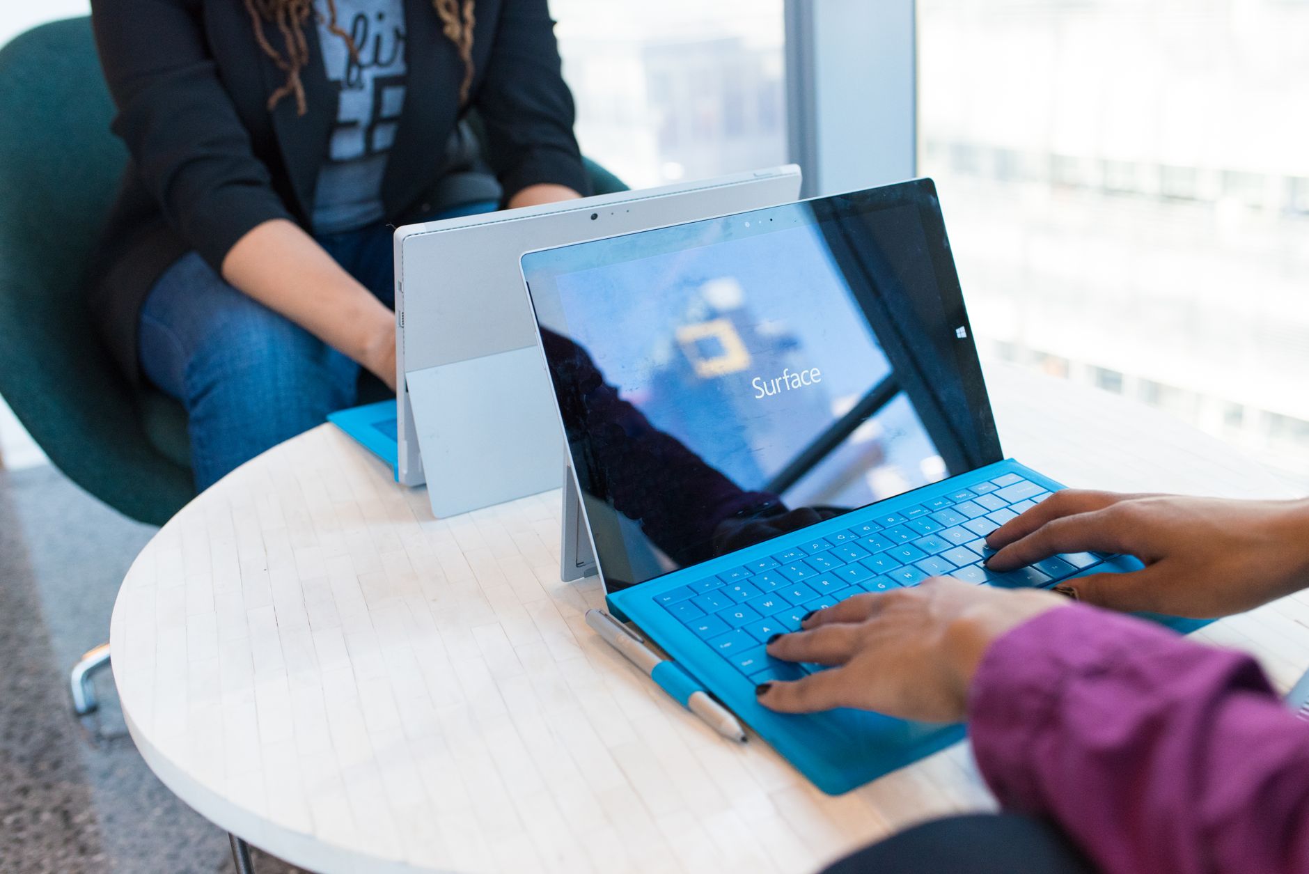 UK founder working on a Kickstarter campaign at a laptop